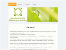 Tablet Screenshot of dialogprojekt.de